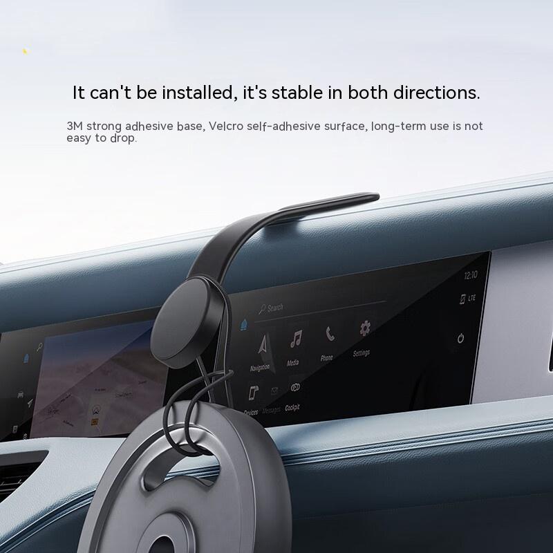 Magnetic Bendable Car Mobile Phone Holder Wireless Charger Phone Holder 15W Car Dash Mount Compatible With Phone - MentorG Store