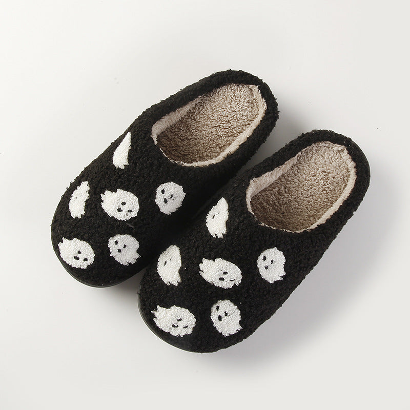 Comfortable Home Ghost Warm Winter Cotton Slippers