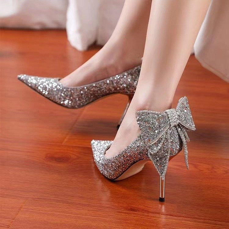 Women's Fashion Pointed Low-cut High Heels - MentorG Store