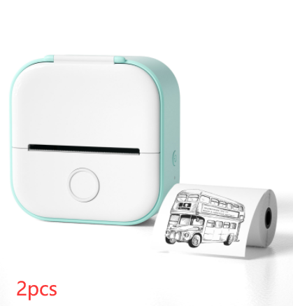 Portable Mini Thermal Label Printer Home Photo Printer Student Wrong Question Printer Bluetooth Mini Label Printer Price Tag - MentorG Store