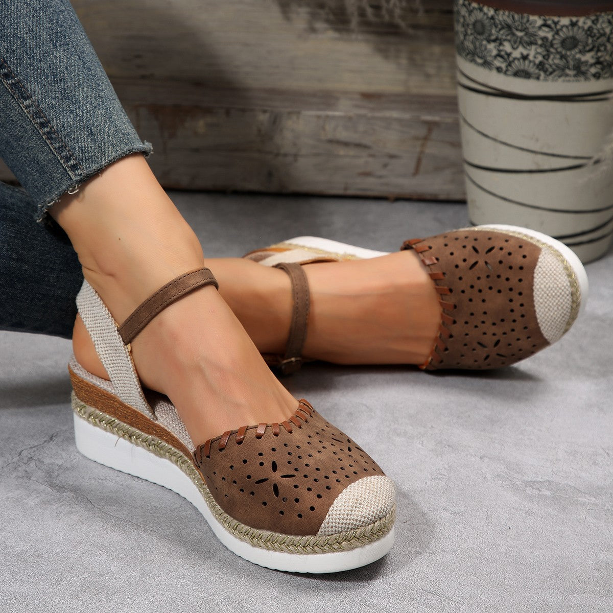 Women's Fashion Platform Casual Wedge Sandals