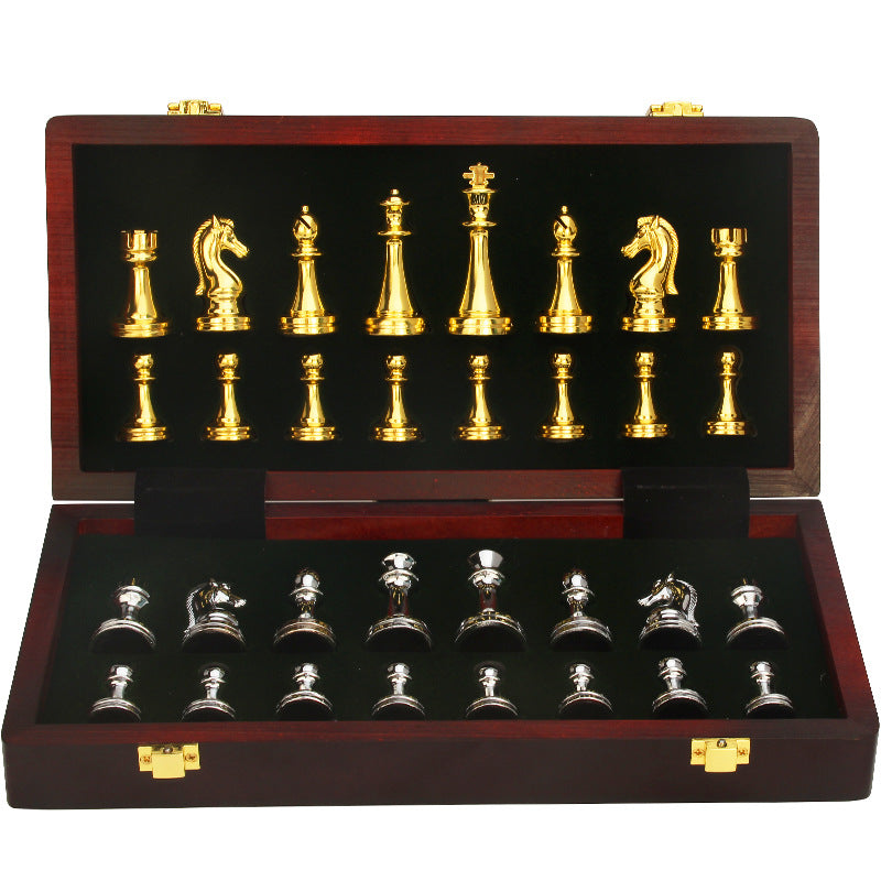 Smart Folding Magnetic Chess Metal - MentorG Store